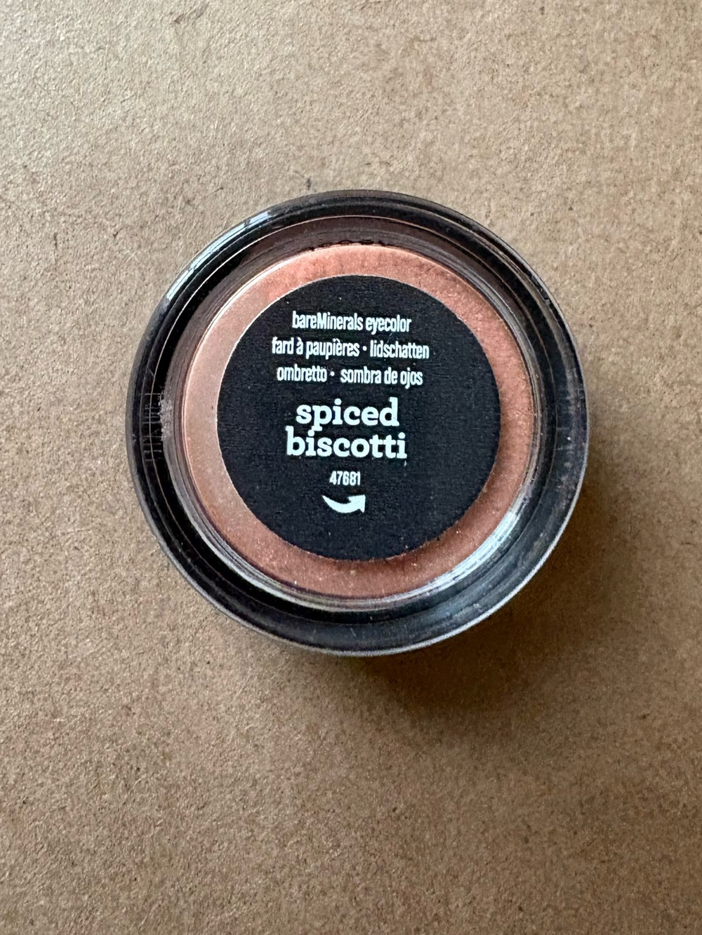 bareMinerals “Spiced Biscotti” Loose Eyeshadow - Copper Pink Shimmer